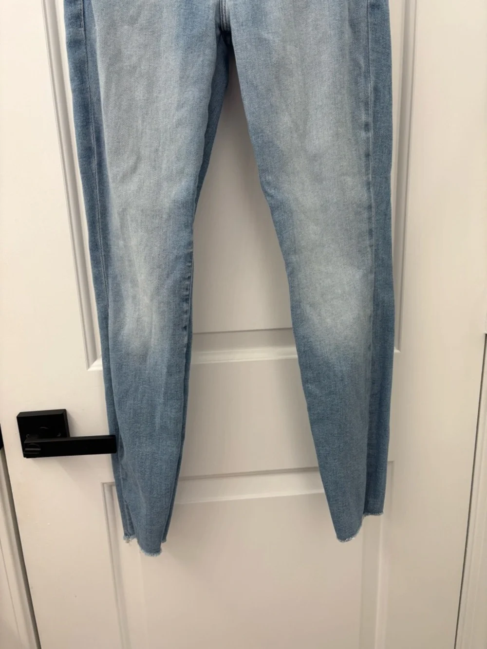 MOTHER High Waisted Looker ankle fray Jean in au revoir - Picture 3 of 11